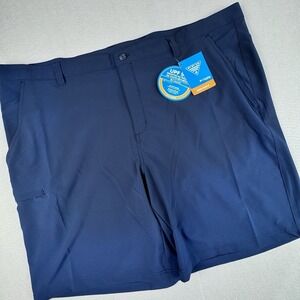 NWT Columbia Grander Marlin II Offshore Short Men 48 Navy 10" Inseam Fishing SPF